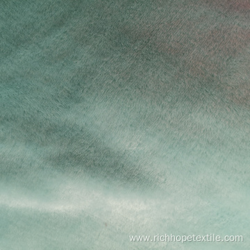 Textile Plain Color Solid Dyeing Flannel Fabric